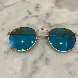 Rayban RB3447 Blue reflective sunglasses